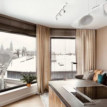 Panorama View By Mint Apartment Krakau Exterior foto