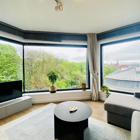 Panorama View By Mint Apartment Krakau Exterior foto