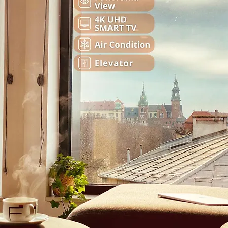 Panorama View By Mint Apartment Krakau Exterior foto
